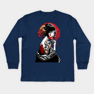 Geisha Pop Kids Long Sleeve T-Shirt